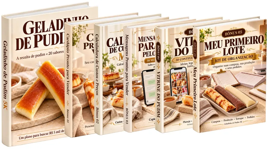 Kit Completo com e-book e os cinco bônus